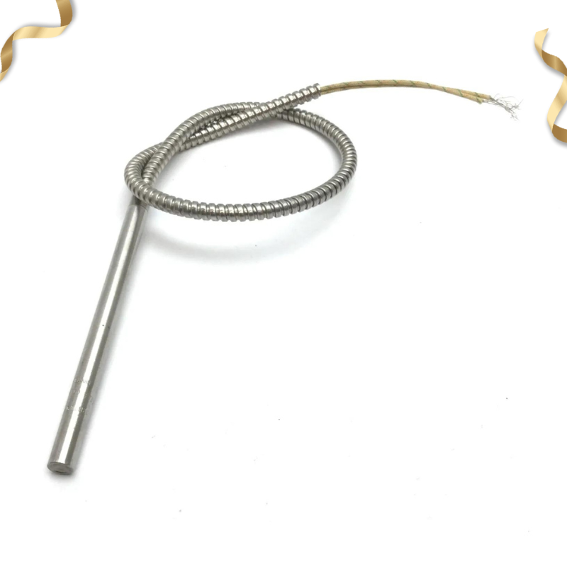 單頭加熱管16mm Cartridge Heater Cylindrical 316SUS Single Head Dual Tube 120~135mm